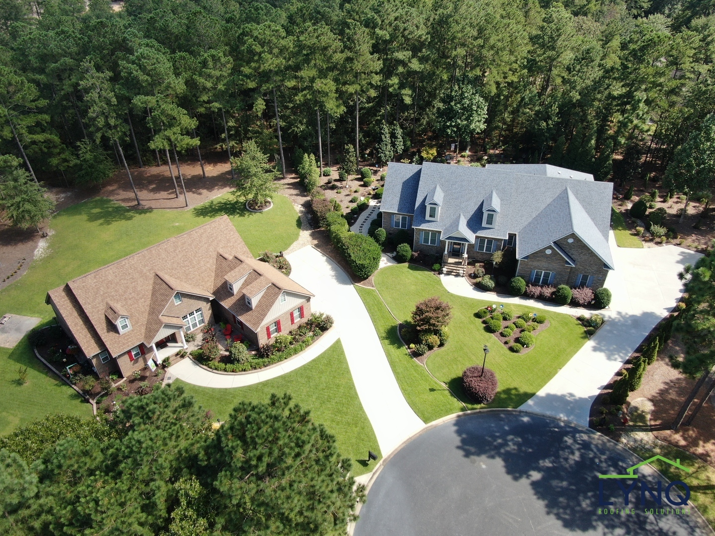 Well-maintained residential roof served by LYNQ Roofing in Aiken